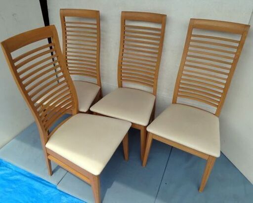 ニトリ 4人用ダイニングテーブル(DTロレイン135LBR) 幅135cm 椅子4客