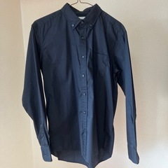 郡山市　メンズ　Yシャツ　ブラック
