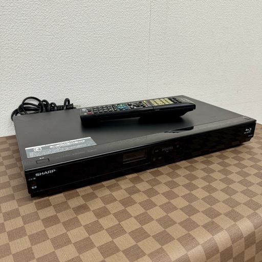 即日受渡❣️SHARP Blu-rayHDDディスクレコーダー好きな番組録画に 8000円