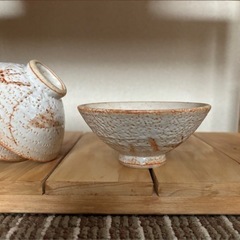 美濃焼   志野  お茶碗の画像