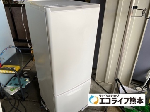 2020年製　Panasonic ノンフロン冷凍冷蔵庫　NR-B17DW-W 168L