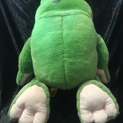 24Kpolarpuffポーラーパフ　プレイトーキン　パペットカエル　ぬいぐるみの画像