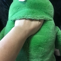 24Kpolarpuffポーラーパフ　プレイトーキン　パペットカエル　ぬいぐるみの画像