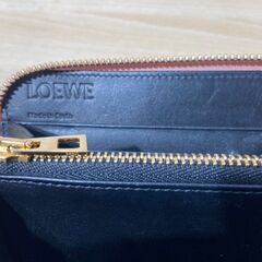 LOEWE ロエベ ラウンドファスナー  長財布　リピートアナグラム　213の画像