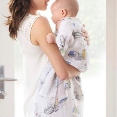 【新品未使用】aden + anais エイデンアンドアネイ　プーさん　おくるみの画像