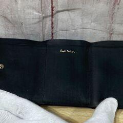 Paul Smith ポールスミス ミニエンボス　三つ折財布 コンパクト 　214の画像