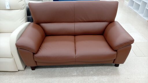 店長特別値引き★ジモティ割あり★  ２人掛けソファ ブラウン H86×D82×W150 クリーニング済み TJ7132
