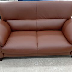 店長特別値引き★ジモティ割あり★  ２人掛けソファ ブラウン H86×D82×W150 クリーニング済み TJ7132