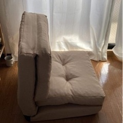 ソファ一人