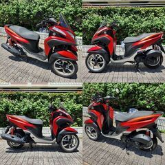 【普通免許仕様もOK】トリシティ125 SE82J 走行2.1万km台 YSS製リアサス グリップヒーター★TRIX★の画像