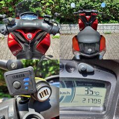 【普通免許仕様もOK】トリシティ125 SE82J 走行2.1万km台 YSS製リアサス グリップヒーター★TRIX★の画像