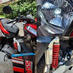 【普通免許仕様もOK】トリシティ125 SE82J 走行2.1万km台 YSS製リアサス グリップヒーター★TRIX★の画像