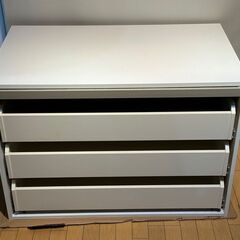 IKEA 収納 引き出し ワードローブ　ホワイト