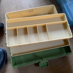 要らなくなった工具　ロブスターの工具箱　タックルボックスの画像