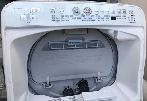 シャープ 電気洗濯乾燥機 ES-TG55L-A ブルー系 2012年製