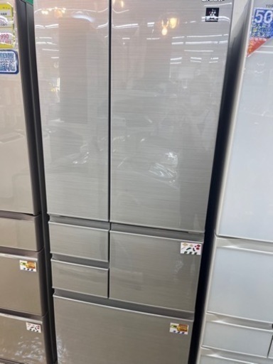 6ドア冷蔵庫 SHARP SJ-F502E-S 502L 2019年製 6ドア冷蔵庫 SHARP SJ-F502E-S 502L 2019年製