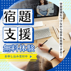 【宿題をしながら苦手克服！】元教員によるオンライン家庭教師