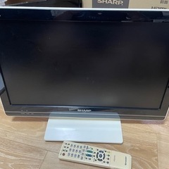 シャープ  液晶テレビ 22インチ ホワイト