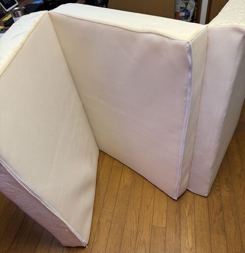 アイリスオーヤマ エアリーマットレス プレミアム 2層構造 三つ折り 厚さ12cm 抗菌 防臭 丸ごと洗える ホコリ出にくい 体圧分散 通気性 ダニ対策 通年 シングル HGB120-S