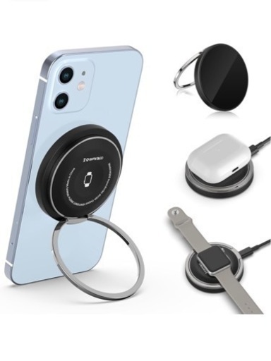 3in1 ワイヤレス充電器 iphone アップルウォッチ対応 両面同時充電