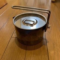 キャンプ用品　小鍋にもなるコンパクトヤカン