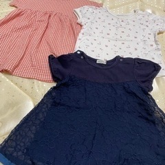 女の子80〜90サイズ　夏　半袖の画像