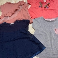 女の子80〜90サイズ　夏　半袖の画像