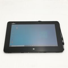 激安 即使用可 日本製 タブレット 10.1型ワイド 富士通 ARROWS Tab Q555/K32 中古美品 Atom Wi-Fi Bluetooth Webカメラ Windows10 Office済の画像