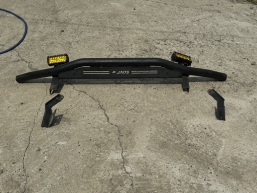 JAOS フロントスキッドバー　LEDワークライト　ランクル200用