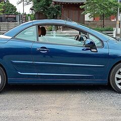 ★予備車検付★プジョー207CC★プレミアム★本革シート★カロッツェリアナビ★バックカメラ★ドラレコ★純正17アルミ他の画像
