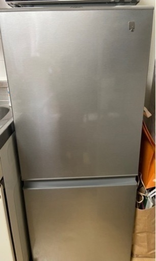 (美品)冷蔵庫 ブラッシュシルバー AQR-13K-S [2ドア /右開きタイプ /126L] [冷凍室 46L]
