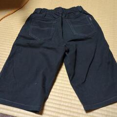 160cmハーフパンツ　黒の画像