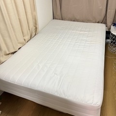 無印良品　足付きマットレス　セミダブルの画像
