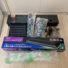 水槽2台（60,52センチ）LEDライト2器➕他