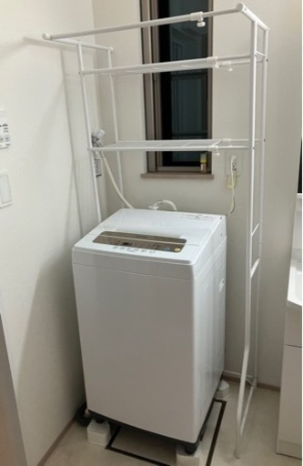 【2019年購入】アイリスオーヤマ洗濯機&IKEA洗濯ラック