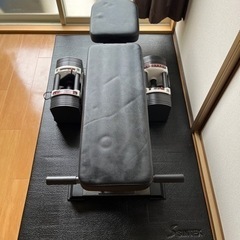 決まりました。可変式ダンベル インクラインベンチ