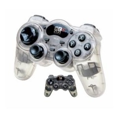 【未開封】Nintendo Switch対応 連射、振動機能付 ワイヤレスコントローラー (クリアカラー)の画像
