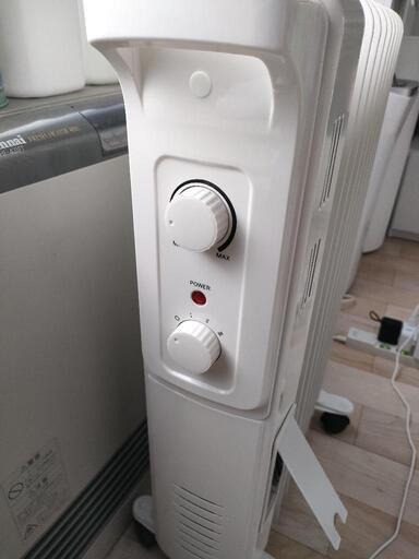 【決まりました】ヒーター オイルヒーター 1200W 8畳対応 ダイヤル式 500W/700W/1200W 3段階切替