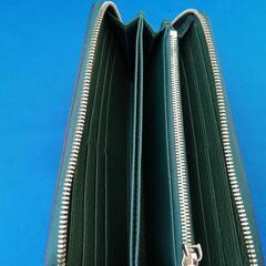 【BARCOS】ベストセラー"緑の財布"　長財布(ラウンドファスナー/レザー)の画像