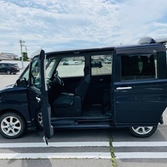 タントカスタム　4WD 車検　8年7月2日(2年間) ナビ,DVD✳️値段商談🉑です。の画像