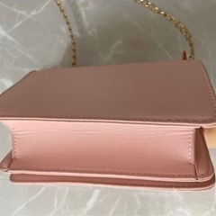 ショルダーバック かばん ピンク ハート レディース の画像