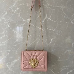 ショルダーバック かばん ピンク ハート レディース 
