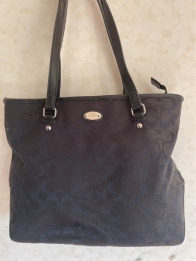 COACH コーチ トートバッグ レディース 黒 a4サイズ