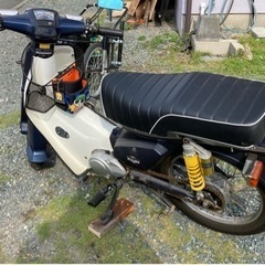 (決まりました)　ホンダ　カブ　角目　クラッチミッション125cc 現在不動　の画像