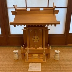 新品未使用 箱付き 神棚 国産桧使用 小サイズ 0064 品質説...