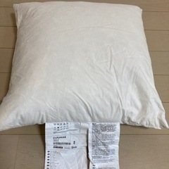IKEA クッション2つセット　50cm×50cmの画像
