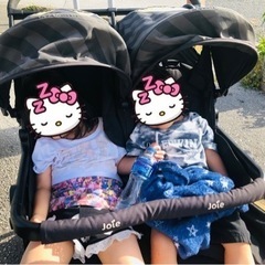 2人乗りベビーカーの画像