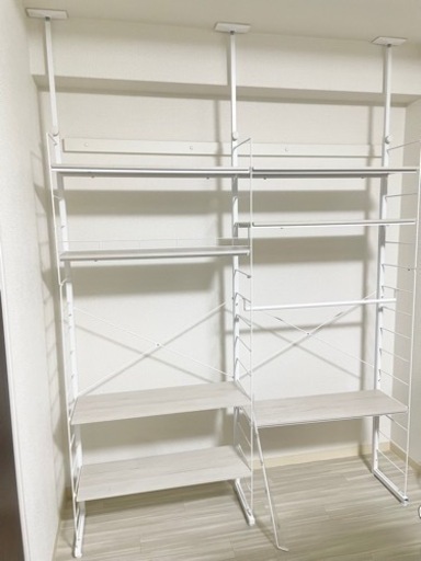 NITORI   Nポルダ　突っ張り壁面収納Nポルダ  80センチ幅×2