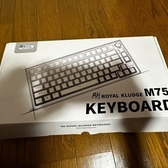 RK Royal Kludge M75 メカニカルキーボード 銀軸の画像