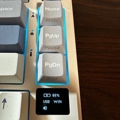 RK Royal Kludge M75 メカニカルキーボード 銀軸の画像